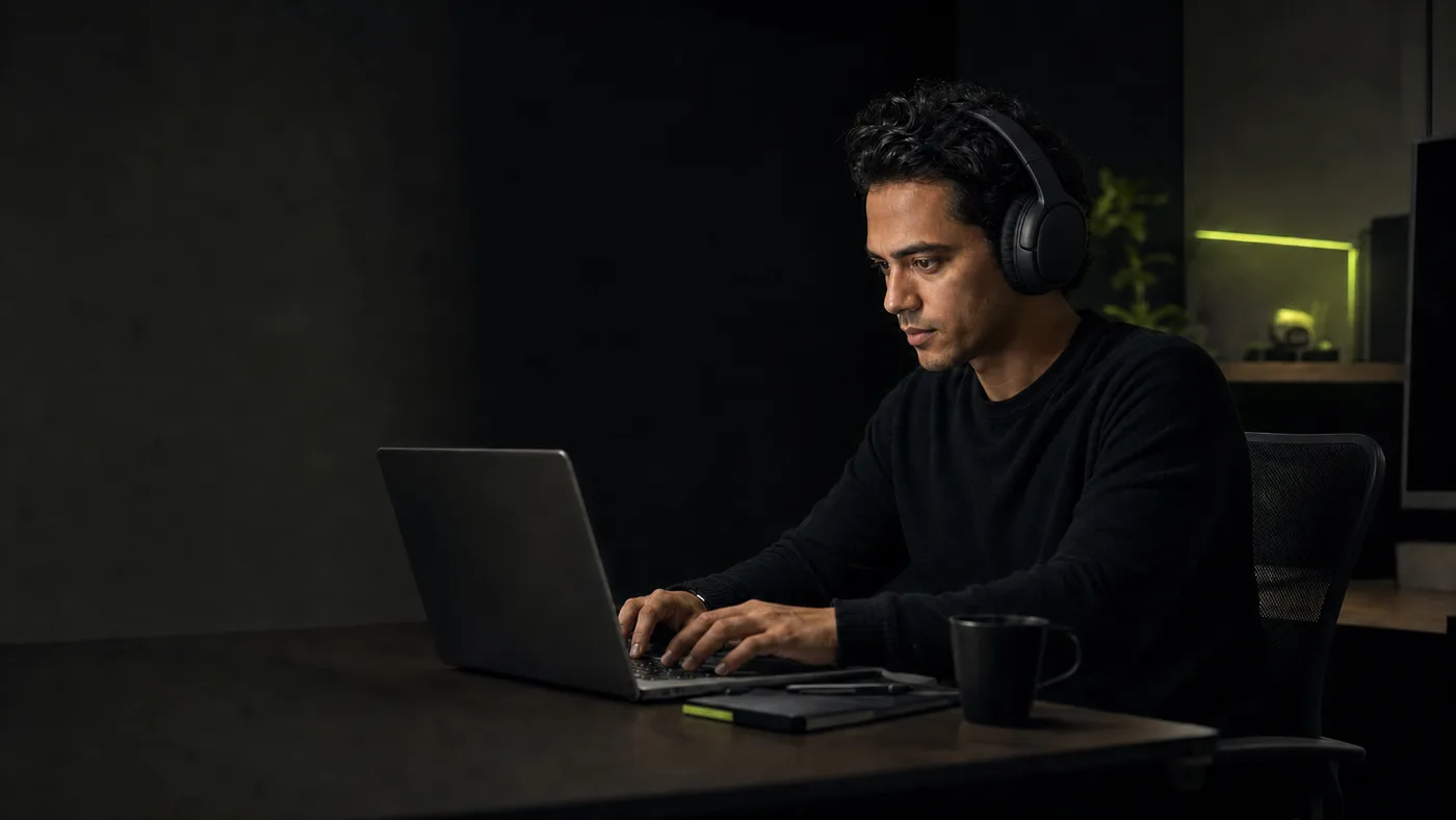 Founder locked in with NeuroFocus prototype